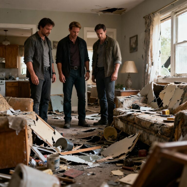 Drie mannen veroorzaken ravage in woning in wapenveld