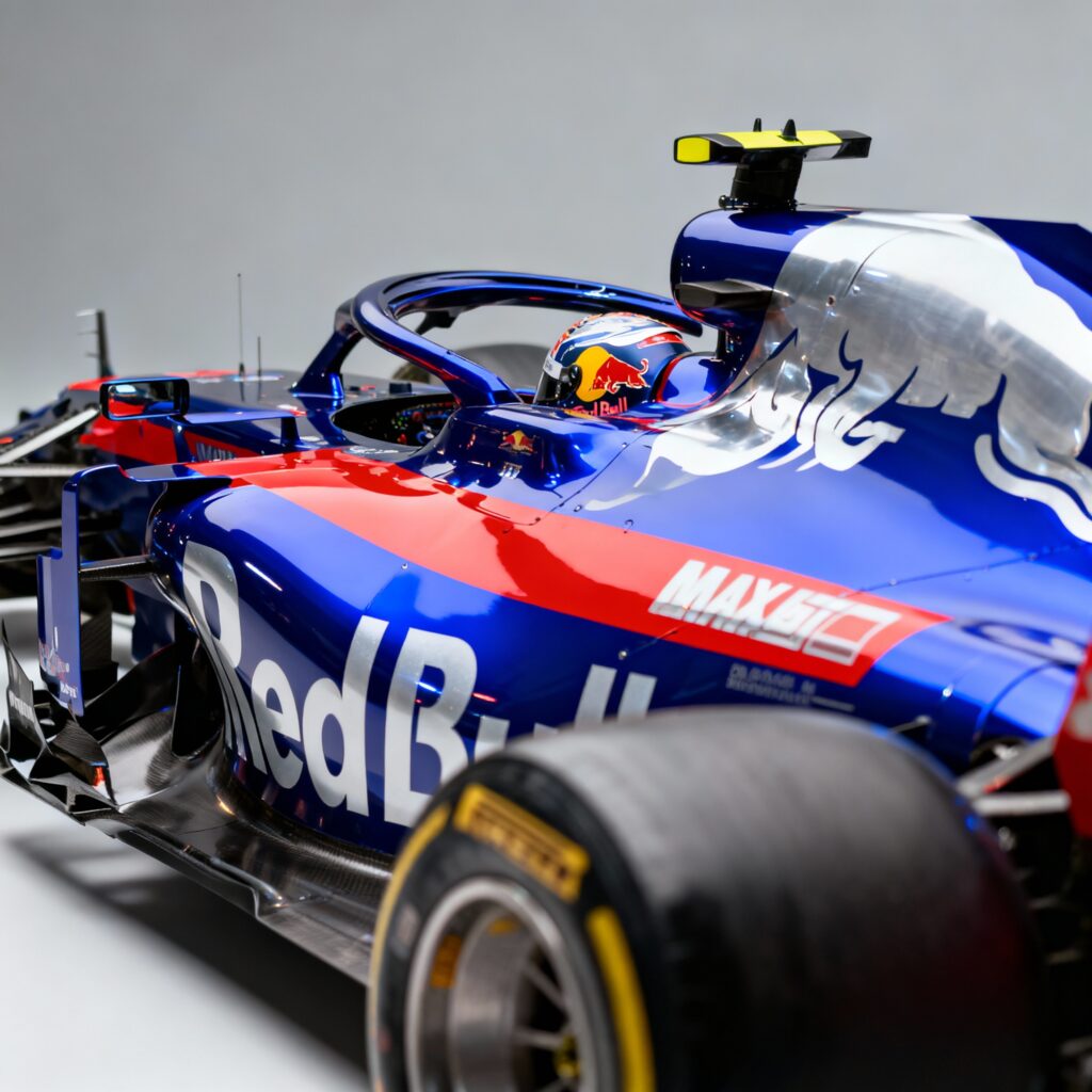 Red bull presenteert nieuwe kleuren van formule 1-auto van verstappen in detroit