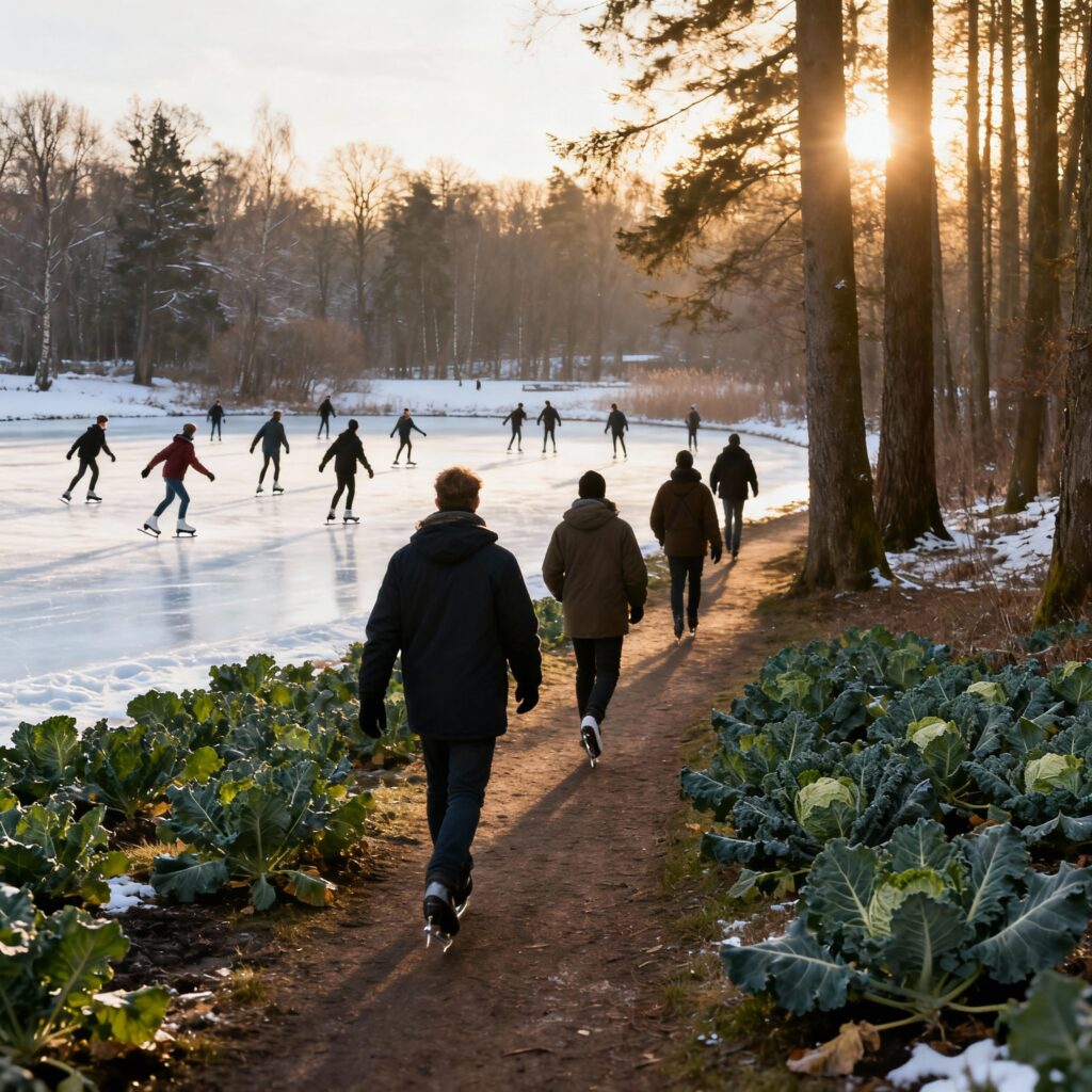 Laatste kans om te schaatsen en wandelen met boerenkool dit weekend