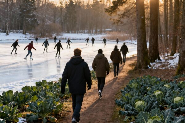 Laatste kans om te schaatsen en wandelen met boerenkool dit weekend