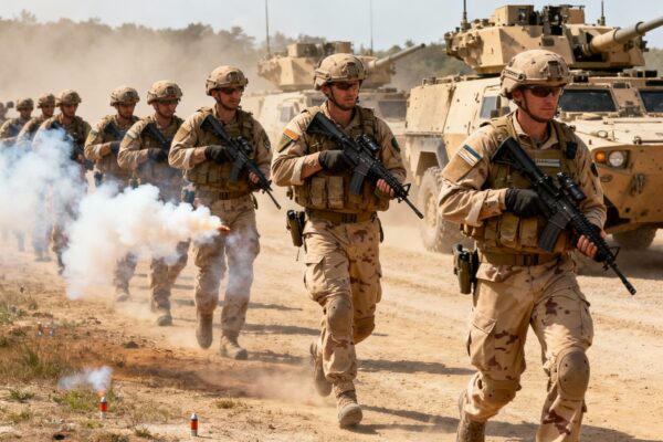 Koninklijke landmacht voert militaire oefening uit in wijchen