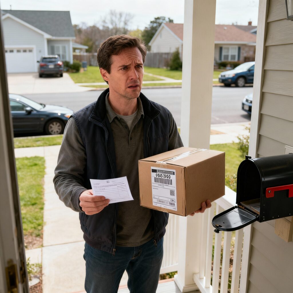 Wie haalt hier pakketjes op die met andermans geld zijn betaald?