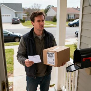 Wie haalt hier pakketjes op die met andermans geld zijn betaald?