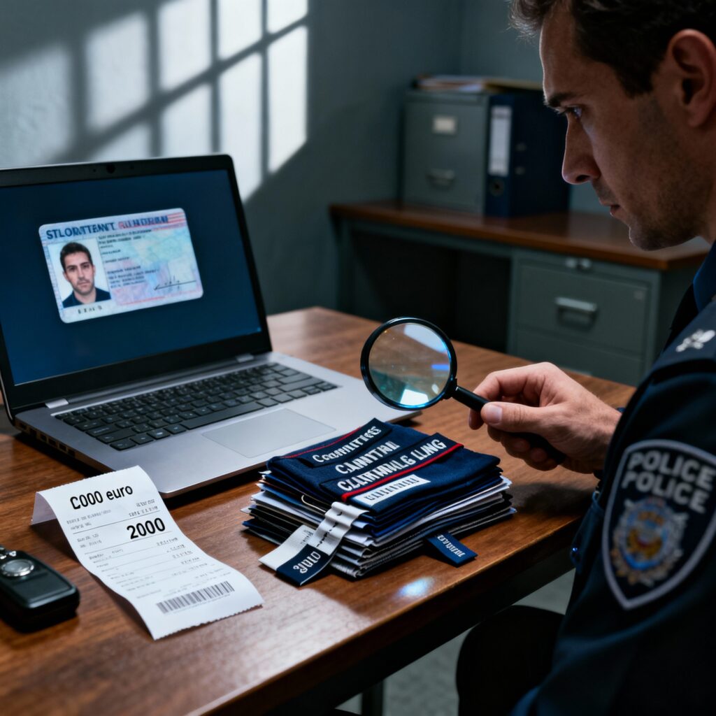 Wie bestelde voor 2000 euro aan kleertjes met een gejatte identiteit?