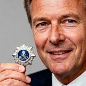 Zilveren draagspeld voor ernie drissen uitgereikt in wijchen