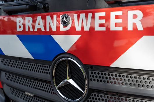 Brandweer ter plaatse bij een incident